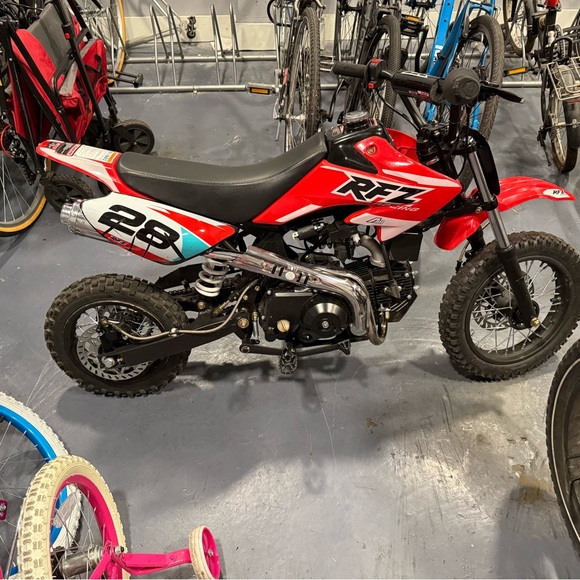 Kids' Red Ride-On Motorcycle - Picture 2 of 4